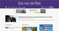 Desktop Screenshot of elkodaily.com